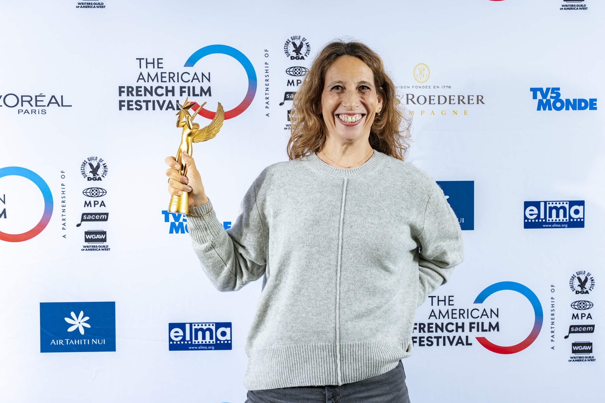 Producer Muriel Meynard – HOLY COW (winner Best First Feature)