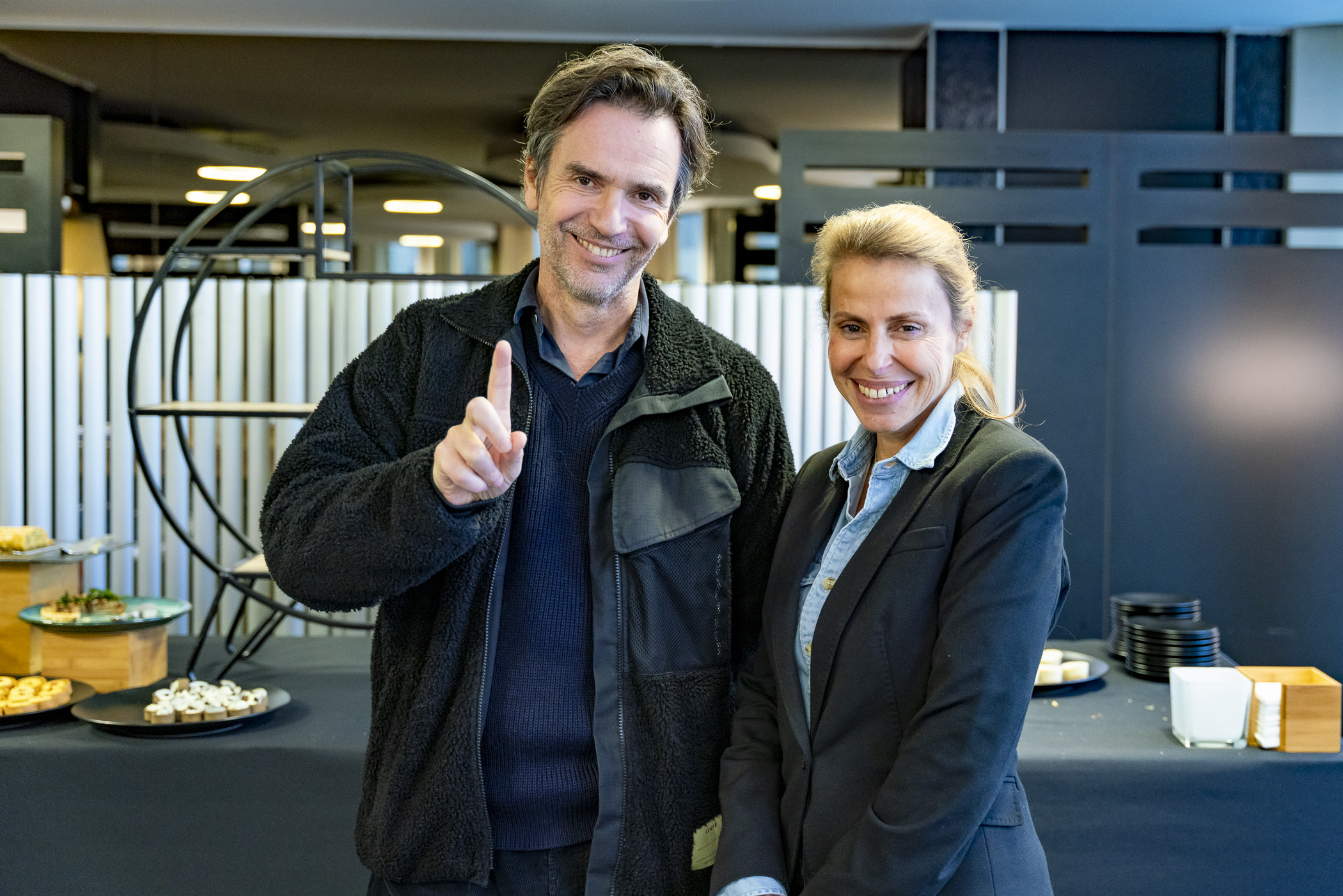 Writer/Director Boris Lojkine & Cécile Rap-Veber (President of the FACF & CEO of SACEM) – SOULEYMANE’S STORY (winner Critics Award)