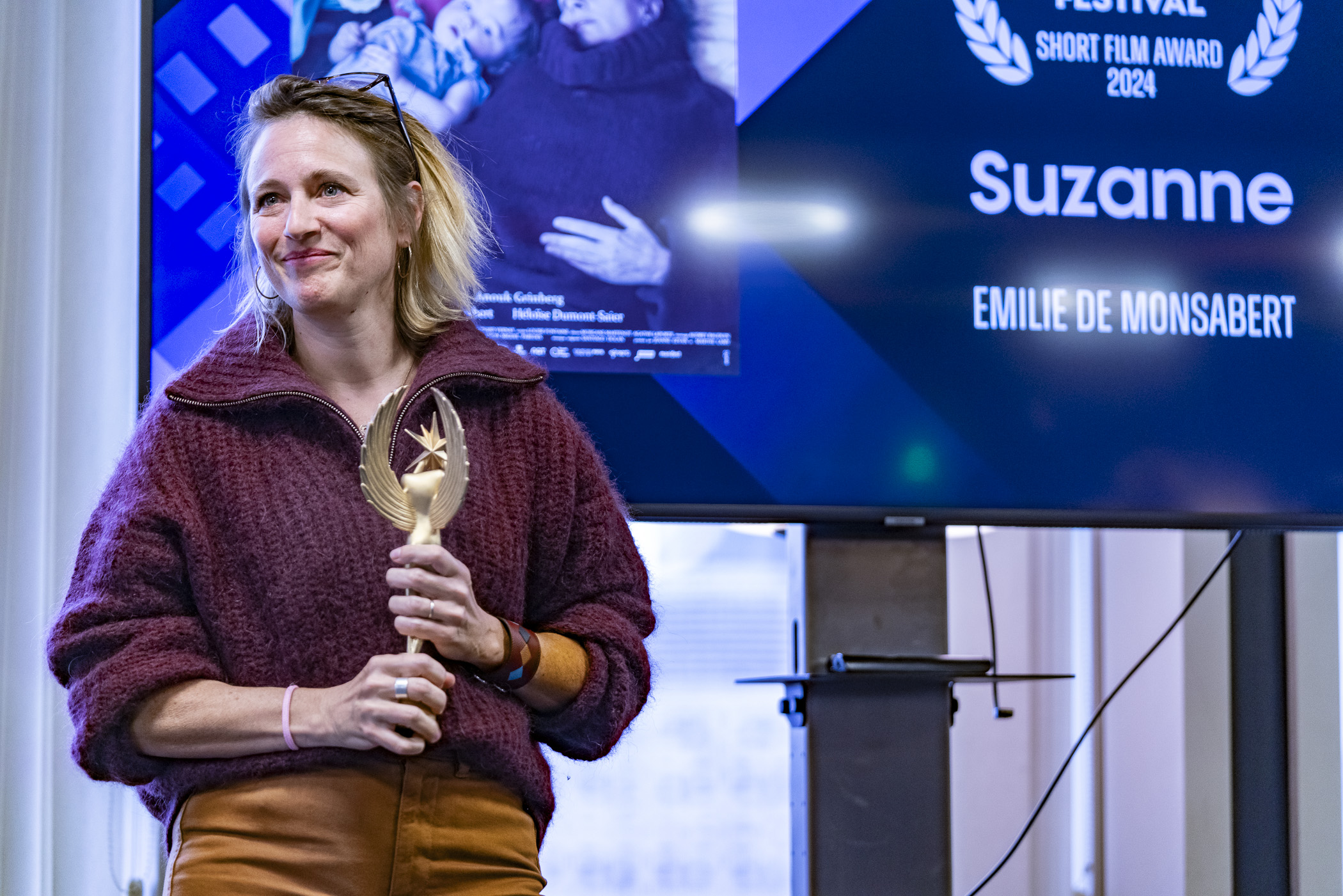 Writer/Director Émilie de Monsabert – SUZANNE (winner Best Short Film Award)